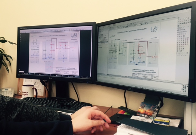 Simulation, development of schemes and analyses of voltage profiles to energize auxiliary systems of Ukrainian NPPs from ENTSO-e power grid in a case of IPS of Ukraine blackout