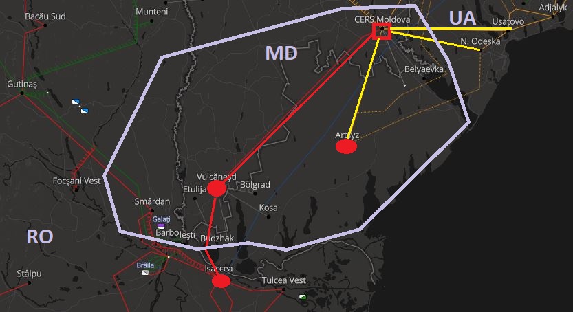 Feasibility study for synchronous interconnection of “Island of Moldavian TPP” to Continental Europe ENTSO-E power system